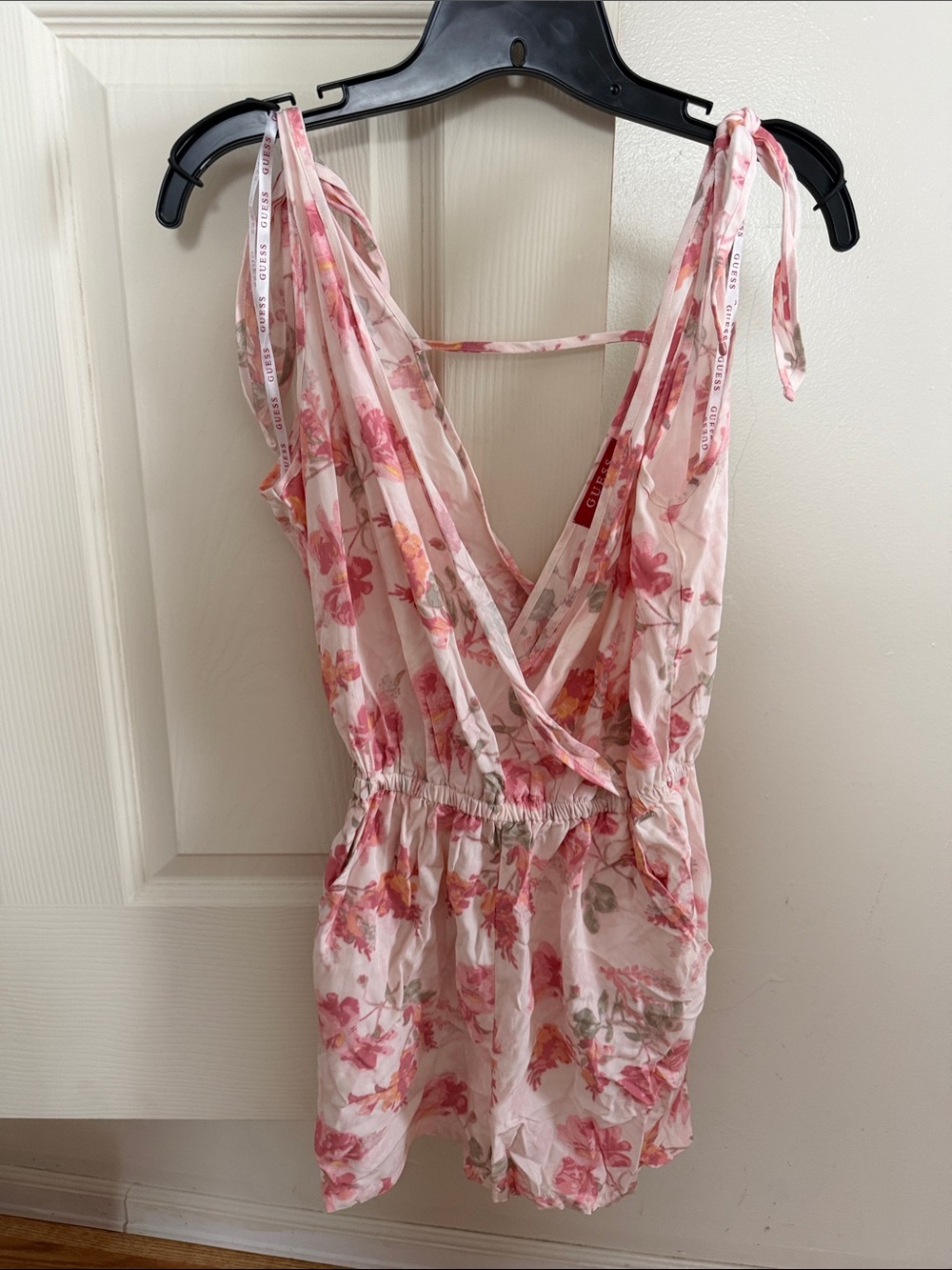 GUESS Women's Pink Floral Romper size XS